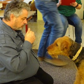 Bobby ist geprüfter Therapie – Hund! 😊